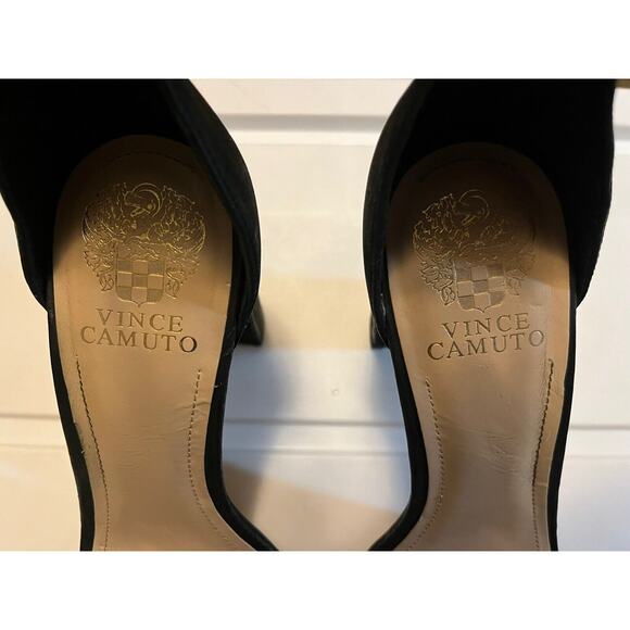 Vince Camuto Malissa Block Heels Ankle Strap Sandals Women’s Size 10M Black - Picture 5 of 10